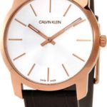 calvin klein k2g226g6 silverfärgad/läder ø37 mm