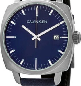 Calvin Klein K9N111VN Blå/Läder Ø39 mm