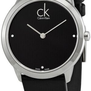 Calvin Klein Minimal Damklocka K3M221CS Svart/Läder Ø35 mm