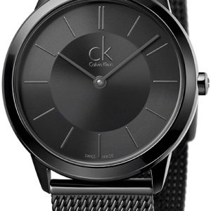 Calvin Klein Minimal Damklocka K3M224B1 Svart/Stål Ø35 mm