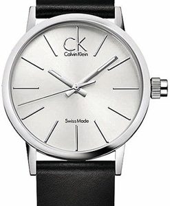 Calvin Klein Minimal Herrklocka K7622185 Silverfärgad/Läder Ø29 mm