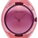 calvin klein pure damklocka k4w2mxz6 rosa/plast ø30 mm