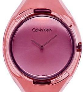 Calvin Klein Pure Damklocka K4W2MXZ6 Rosa/Plast Ø30 mm