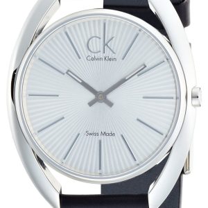 Calvin Klein Ridge Damklocka K9122120 Vit/Läder Ø36 mm