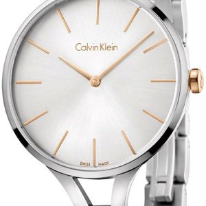 Calvin Klein Round Damklocka K7E23B46 Silverfärgad/Stål Ø36 mm