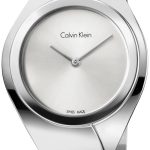 calvin klein senses damklocka k5n2x126 silverfärgad/stål ø27 mm