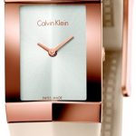 calvin klein shape damklocka k7c236x6 vit/gummi