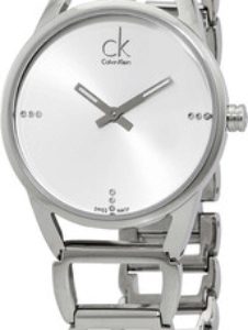 Calvin Klein Stately Damklocka K3G2312W Silverfärgad/Stål Ø34 mm