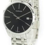 calvin klein time herrklocka k4n23141 svart/stål ø36 mm