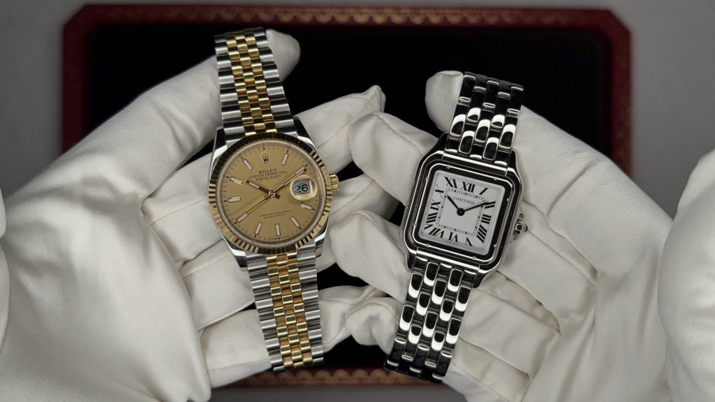 cariter panthere vs rolex datejust