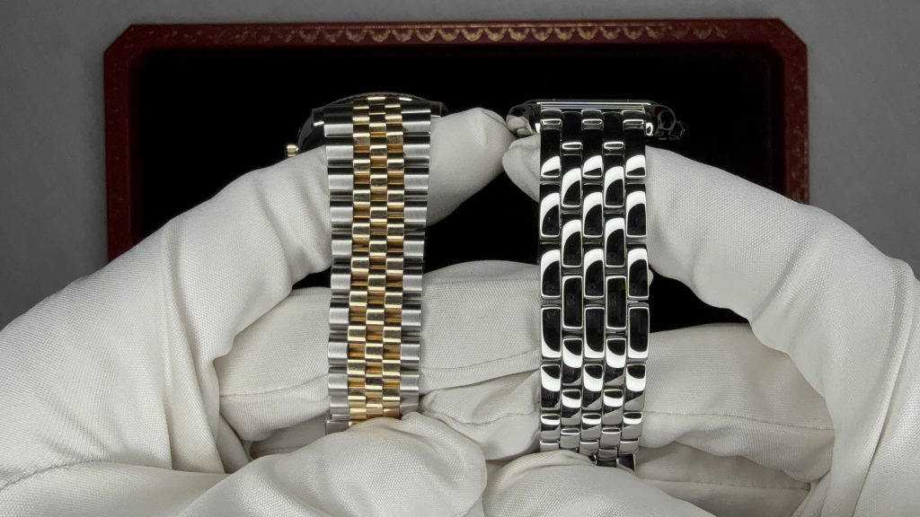 cariter panthere vs rolex datejust armband