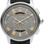 cerruti 1881 herrklocka ciwgc2206401 grå/läder ø44 mm