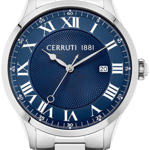 Cerruti 1881 Herrklocka CIWGH2114101 Blå/Stål Ø40 mm