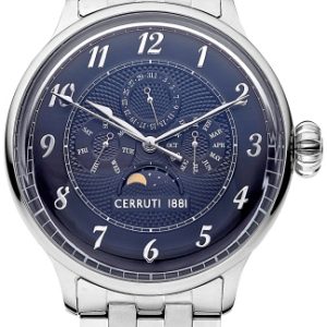 Cerruti 1881 Herrklocka CIWGK2205704 Blå/Stål Ø44 mm