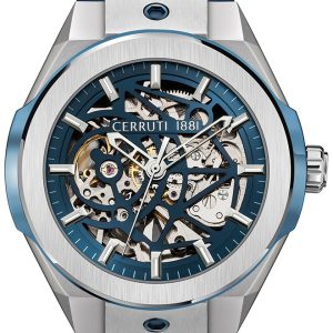 Cerruti 1881 Herrklocka CIWGR2008103 Skelettskuren/Gummi Ø42 mm