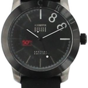 Cerruti 1881 Herrklocka CRA154SUB02BK50 Svart/Gummi Ø44.5 mm