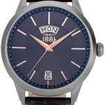 cerruti 1881 herrklocka cra23902 grå/läder ø42 mm