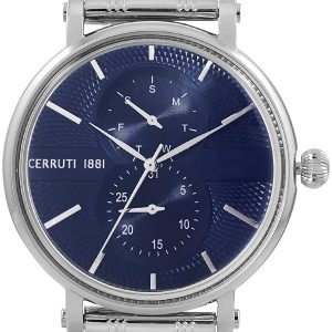 Cerruti 1881 Herrklocka CRA26006 Blå/Stål Ø44 mm