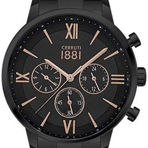 Cerruti 99999 Herrklocka CRA23408 Svart/Stål Ø43 mm