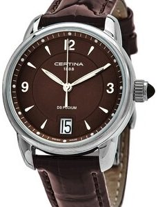 Certina DS Podium Damklocka C025.210.16.297.00 Brun/Läder Ø32.5 mm