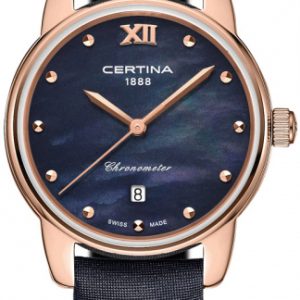 Certina Damklocka C033.051.36.128.00 Ds 8 Svart/Läder Ø27.5 mm