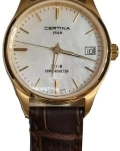 Certina Damklocka C033.251.36.111.00 Ds 8 Vit/Läder Ø30 mm