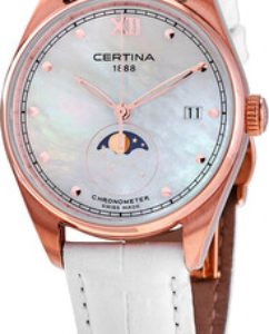 Certina Damklocka C033.257.36.118.00 Ds 8 Vit/Läder Ø32.5 mm