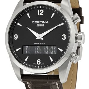 Certina Herrklocka C020.419.16.057.00 DS Multi-8 Svart/Läder Ø42 mm