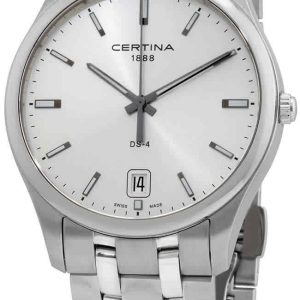 Certina Herrklocka C022.610.11.031.00 DS 4 Silverfärgad/Stål Ø40 mm