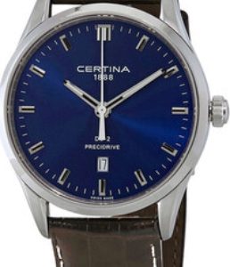 Certina Herrklocka C024.410.16.041.20 Ds 2 Blå/Läder Ø40 mm