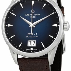 Certina Herrklocka C029.426.16.041.00 DS 1 Svart/Läder Ø41 mm