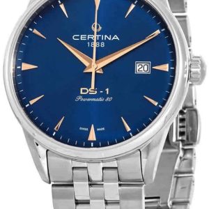 Certina Herrklocka C029.807.11.041.02 DS 1 Svart/Stål Ø40 mm