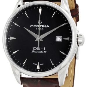 Certina Herrklocka C029.807.16.051.00 DS 1 Svart/Läder Ø40 mm