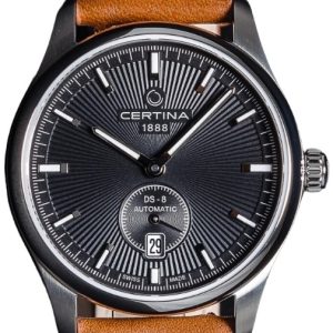 Certina Herrklocka C033.428.16.051.00 DS 8 Svart/Läder Ø40 mm