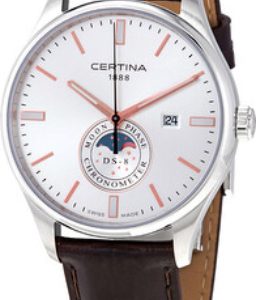 Certina Herrklocka C033.457.16.031.00 Ds 8 Silverfärgad/Läder Ø41