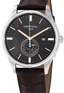 Certina Herrklocka C033.457.16.081.00 Ds 8 Grå/Läder Ø41 mm