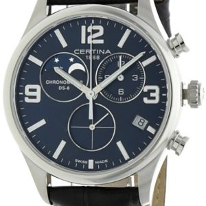 Certina Herrklocka C033.460.16.047.00 DS 8 Blå/Läder Ø42 mm