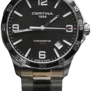 Certina Herrklocka C033.851.11.057.00 DS 8 Svart/Stål Ø41.5 mm