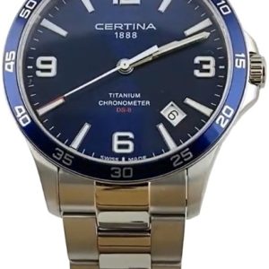 Certina Herrklocka C033.851.44.047.00 DS 8 Blå/Titan Ø41.5 mm