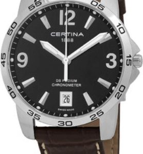 Certina Herrklocka C034.451.16.057.00 Ds Podium Svart/Läder Ø40 mm