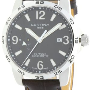 Certina Herrklocka C034.455.16.050.00 DS Podium Svart/Läder Ø41 mm