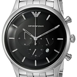 Emporio Armani 99999 Herrklocka AR11017 Svart/Stål Ø43 mm