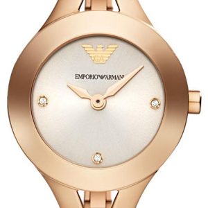 Emporio Armani Classic Damklocka AR7362 Silverfärgad/Roséguldstonat