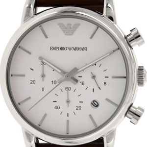 Emporio Armani Classic Herrklocka AR1846 Vit/Läder Ø41 mm