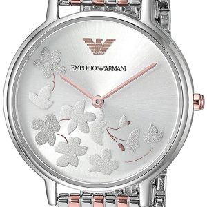 Emporio Armani Damklocka AR11113 Silverfärgad/Roséguldstonat stål