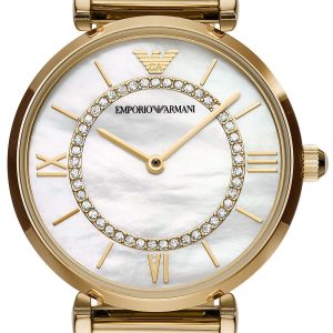 Emporio Armani Damklocka AR11321 Gianni T-Bar Flerfärgad/Guldtonat