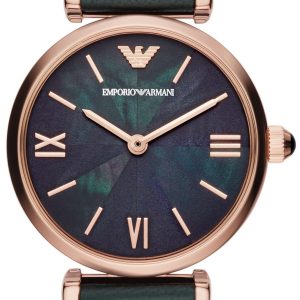 Emporio Armani Damklocka AR11400 Gianni T-bar Flerfärgad/Läder Ø28