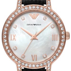 Emporio Armani Damklocka AR11485 Cleo Flerfärgad/Läder Ø32 mm