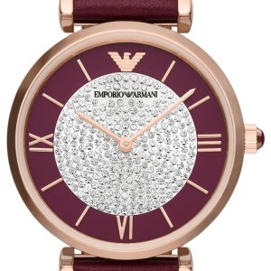 Emporio Armani Damklocka AR11487 Gianni T-Bar Läder Ø32 mm