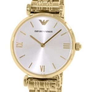 Emporio Armani Damklocka AR1877 Classic Silverfärgad/Gulguldtonat